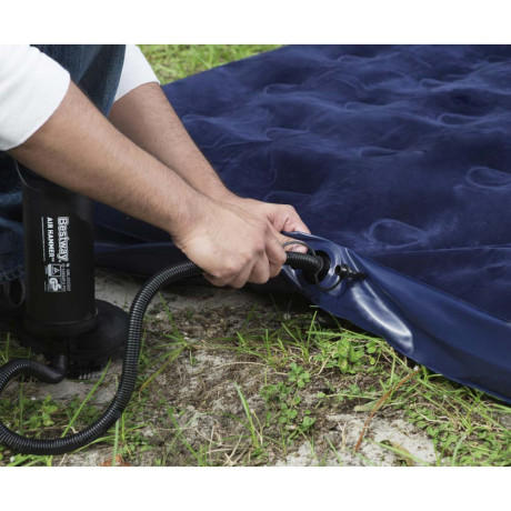 BESTWAY Матрас надувной FLOCKED AIR, 203x183x22см, до 300кг, 67004