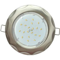 Ecola GX53 H4 св-к &quot;Звезда&quot; Сатин-Хром 38x116 FS81H4ECB (10!)