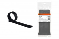 TDM Хомут-липучка ХЛ 12х135мм черный (уп.20шт, цена за уп.) (10!) SQ0515-0705