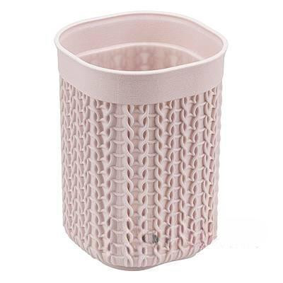 Стакан для щеток Вязание чайная роза М2237 х16