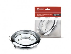 ASD/inHome GX53R-standard RC св-к встр. 106(90)x38 хром 8424