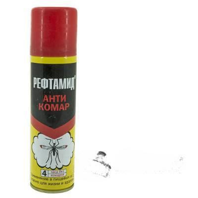 РЕФТАМИД аэрозоль Антикомар 145мл  372101 03.07.020.01 (03.07.021.01) 03.07.121.01/03.07.221.01 х24