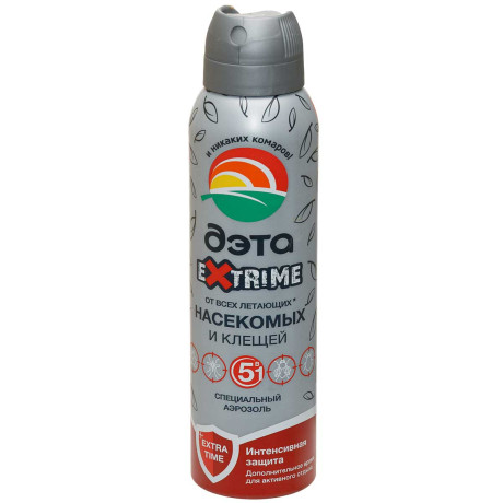 Аэрозоль от комаров и мошек, клещей ДЭТА 150 мл х24
