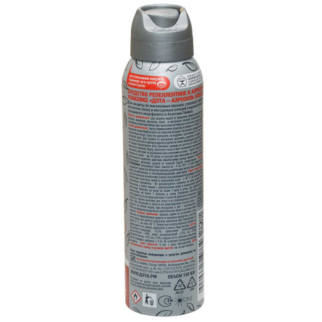 Аэрозоль от комаров и мошек, клещей ДЭТА 150 мл х24