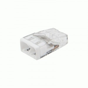 REXANT клемма СМК 2273-202, 2х(0,5-2,5 мм.кв), прозрачная (уп.100шт, цена за шт) 07-3211