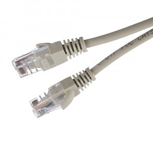 Патч-корд GoPower RJ-45 (m)-RJ-45 (m) 20.0м кат.5е ПВХ 26AWG серый в пакете