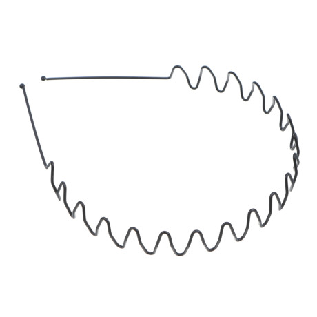 Ободок для волос ЮНИLOOK, 0,5-1,7см, металл, 3 дизайна, ACS-103