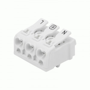 REXANT Клемма пружинная соединительная КСП 3x2,5мм2 (100шт, цена за шт) 07-6215-1