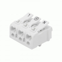 REXANT Клемма пружинная соединительная КСП 3x2,5мм2 (100шт, цена за шт) 07-6215-1