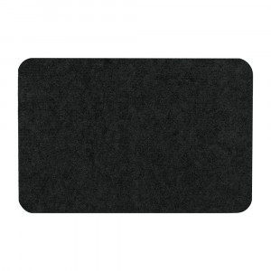 Коврик придверный вл/впит Ребристый Slim 40*60см,черный,ворс п/э,подложка TPR,24386/ VORTEX