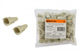 TDM соед. изол. зажим (СИЗ-Л-3) 5-15 мм2 белый с лепест. (цена за уп.50 шт) (10!) SQ0519-0013