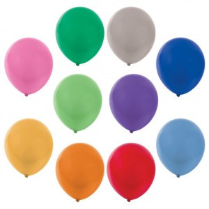 Шары воздушные ЗОЛОТАЯ СКАЗКА, 10" (25 см), КОМПЛЕКТ 50 штук, металлик, ассорти 10цв., пакет, 105002