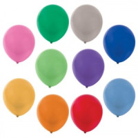 Шары воздушные ЗОЛОТАЯ СКАЗКА, 10" (25 см), КОМПЛЕКТ 50 штук, металлик, ассорти 10цв., пакет, 105002