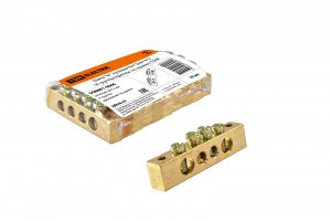 TDM шина нул. 8x12мм  4/2 (4 группы/крепеж по краям) (10!) SQ0801-0066