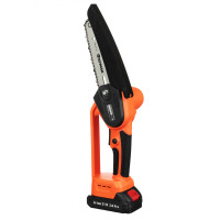 ЕРМАК Электропила аккумуляторная, 2АКБ, шина 150мм, бесщеточная, пластик.кейс, 2.0А*ч Li-ion