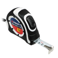 РОКОТ Рулетка "СТАТУС", 7,5м х 25мм, автостоп, одинарный зацеп, корпус ABS