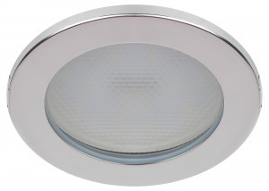 ЭРА GX53 KL95 CH св-к встр влагозащ. 110х55(90) IP44 хром 1015