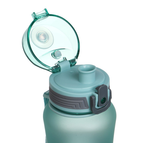 SILAPRO MAX Бутылка спортивная с замком, EGGSHELL BLUE-ULTIMATE GREY, 600мл, РС, силикон