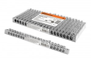 TDM Шина "N" нулевая 6х9мм 20/2 (20 групп/крепеж по краям) никелир. инд. стикер (10!) SQ0801-0342