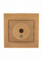 Lezard Мира роз. TV СУ 1 мест. ясень (RG6, оконечн.) (корпус PC) 701-4747-130