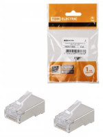 TDM Разъем RJ-45 FTP для кабеля кат. 5Е, 8P8C блистер (в уп. 2шт, цена за уп.) SQ0561-0026