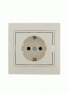 Lezard Мира роз. СУ 1 мест. 16А крем. (земля, корпус PC)  701-0303-122B