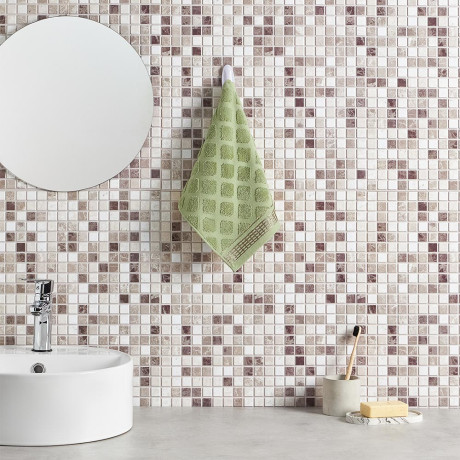 PROVANCE Эвкалипт Полотенце махровое, 100% хлопок, 30х50см, 420гр/м, зеленый