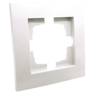 Bylectrica НОВЫЙ СТИЛЬ рамка 1 мест. СУ перламутр, (ЮЛИГ.735212.551 перламутр)