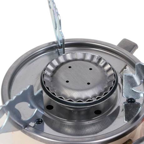 Плитка газ. тм ЕРМАК, портативная, круглая, 10,5х11,5х8,5 см