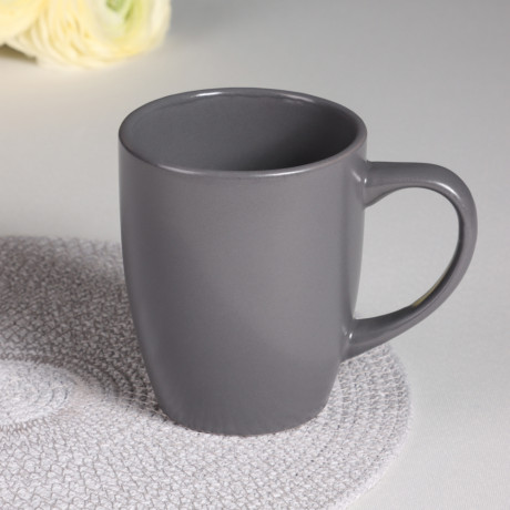 MILLIMI Кружка 340мл, керамика, графит