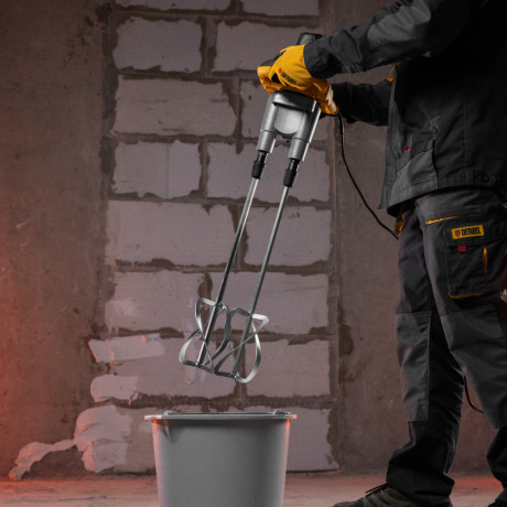 Миксер строительный EM-2-1600, 1600 Вт, 200-480/250-680 об/мин Denzel