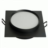 Feron cв-к встр. под лампу GX53, черный, квадрат 110х110х40мм DL506 51357