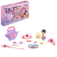 ИГРОЛЕНД Кукла 10 см с аксессуарами, PVC, PP, FBS, 44,5х7х28,5 см