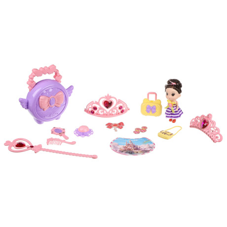 ИГРОЛЕНД Кукла 10 см с аксессуарами, PVC, PP, FBS, 44,5х7х28,5 см