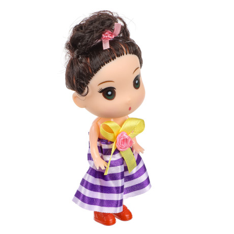 ИГРОЛЕНД Кукла 10 см с аксессуарами, PVC, PP, FBS, 44,5х7х28,5 см