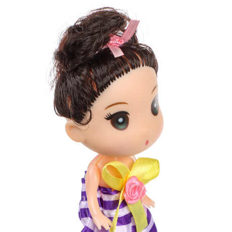 ИГРОЛЕНД Кукла 10 см с аксессуарами, PVC, PP, FBS, 44,5х7х28,5 см