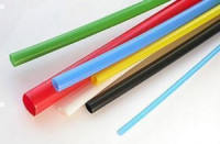 EKF термоусадка трубка ТУТ 8/4 жел-зел (рулон 100м, цена за 1м) tut-8-yg