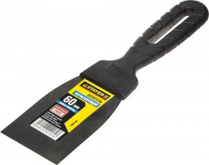 Шпатель STAYER "PROFESSIONAL" фасадный нержавеющий, с пластмассовой ручкой, 60мм