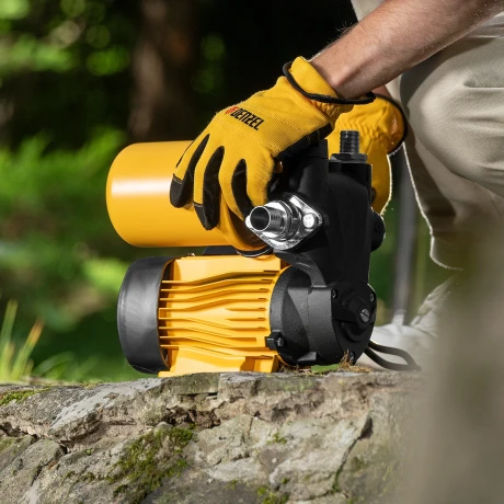 Насосная станция PS500C, 500 Вт, напор 35 м, 2200 л/ч, ресивер 2 л, блок управления Denzel