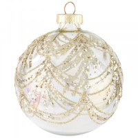 Шар "Вуаль" 8см, прозрачный с рисунком (кратность16шт!)(цена за 1шт) Волшебная страна