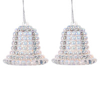 СНОУ БУМ Набор декоративных украшений &quot;Колокольчики&quot; 2 шт, 5.5x6 см, акрил