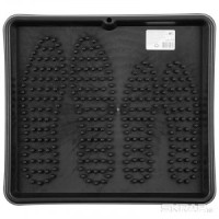 Поддон для обуви 43*39*2,8см, полипропилен, черный 312198