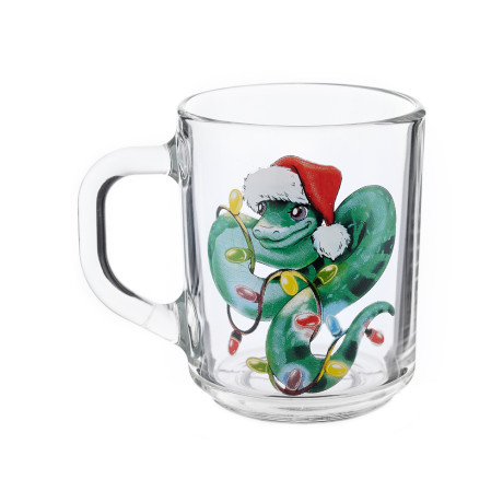 Кружка Символ года 200мл, 4 дизайна, стекло