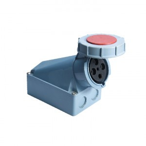 EKF PROxima розетка силовая CEE (разъем) стационарная наружная 1342 3Р+РЕ 63А 380В IP67
