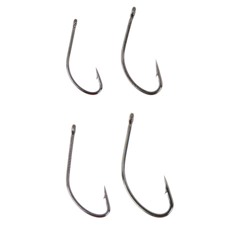 AZOR FISHING Набор крючков 10шт, уклейка, №3, 4, 5, 6, высокоуглеродистая сталь, черный никель