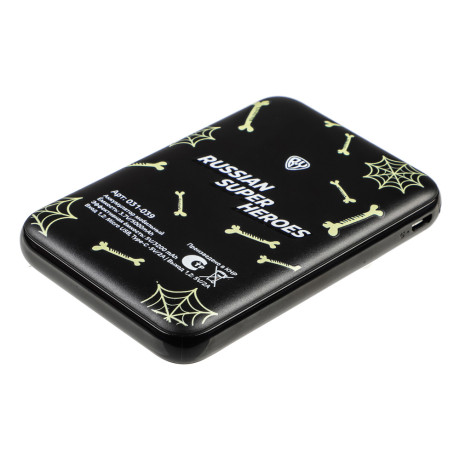 BY Аккумулятор мобильный, 5000мАч, 2xUSB, 2А, Герои, КОЩЕЙ