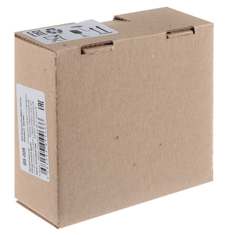 Будильник кварц, корпус белый "Классика" 12,5х10,5x30см, арт.В5-003