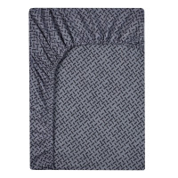 PROVANCE Простыня на резинке 160х200х20см, 100% хлопок, поплин, серый