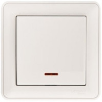 Systeme Electric W59 выкл. СУ 1 кл. 10А бел. (пл.осн., инд) ВС110-153-18 (10!)