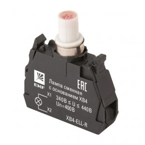 EKF PROxima Лампа сменная c основанием XB4 красная 400В